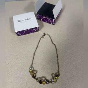 Lia Sophia Tiramisu Retired Necklace